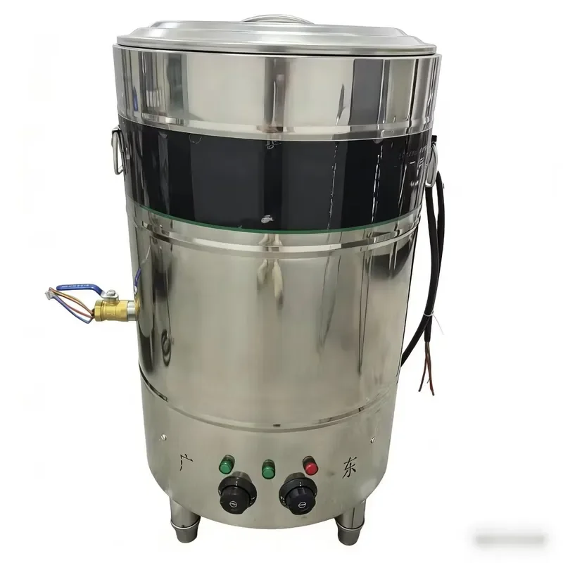 Commercial kitchen equipment Electric large-capacity stainless steel soup pot dual-zone control energy-saving mode