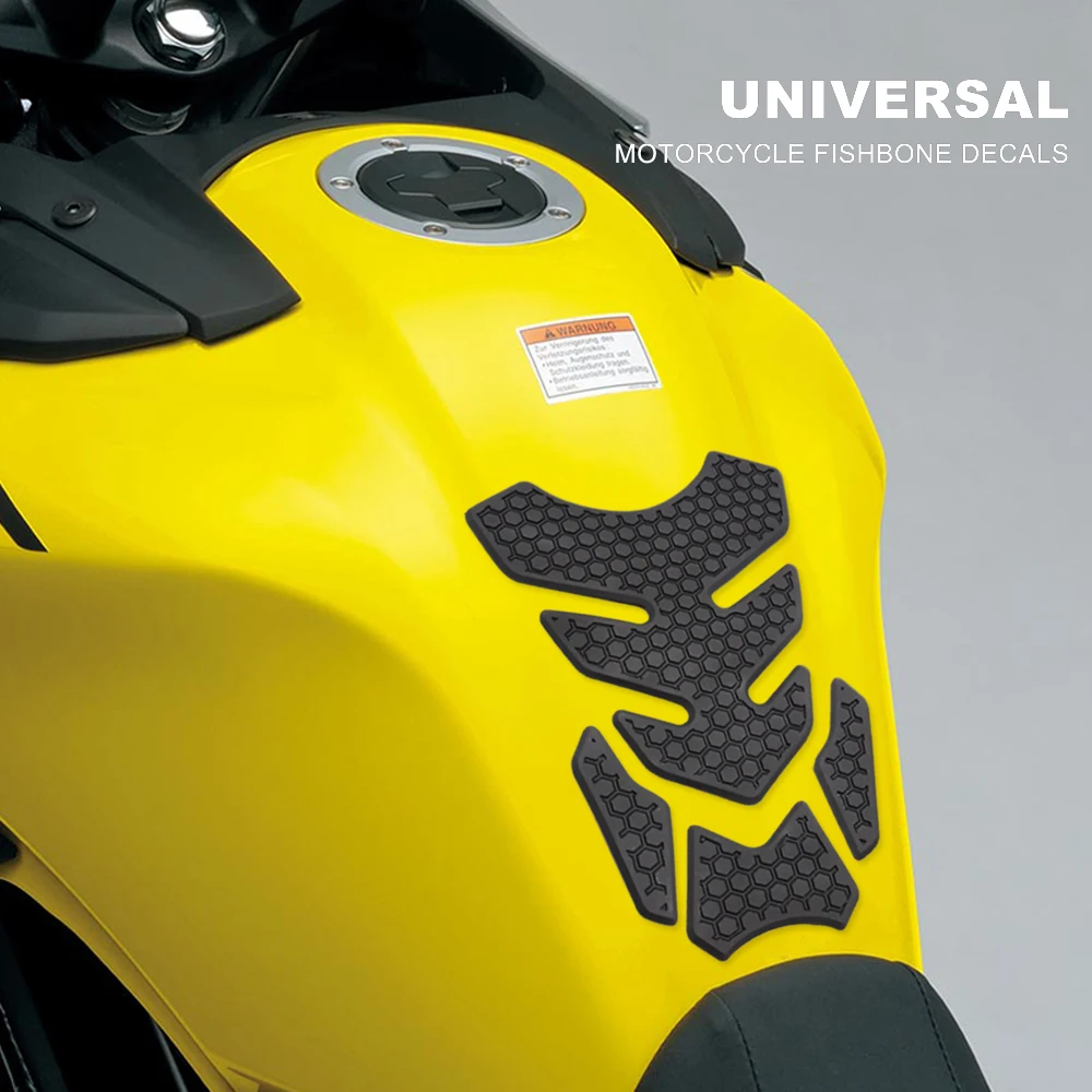 

Universal Motorcycle Fish Bone Sticker Gas Fuel Tank Protector Pad Cover Decal FOR R1150GS R1100GS R1150R Rockster R 1150 GS