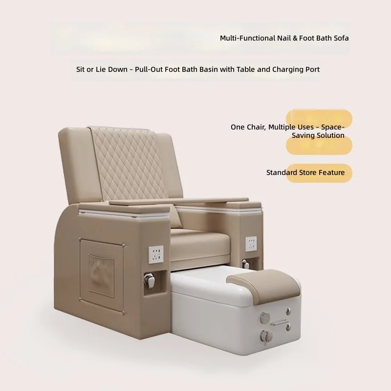 Beauty Salon Nail Salon Eyelash Salon Nail Sofa Foot Massage Chair Electric Massage Foot Therapy Chair Sofa Foot Soaking Sofa