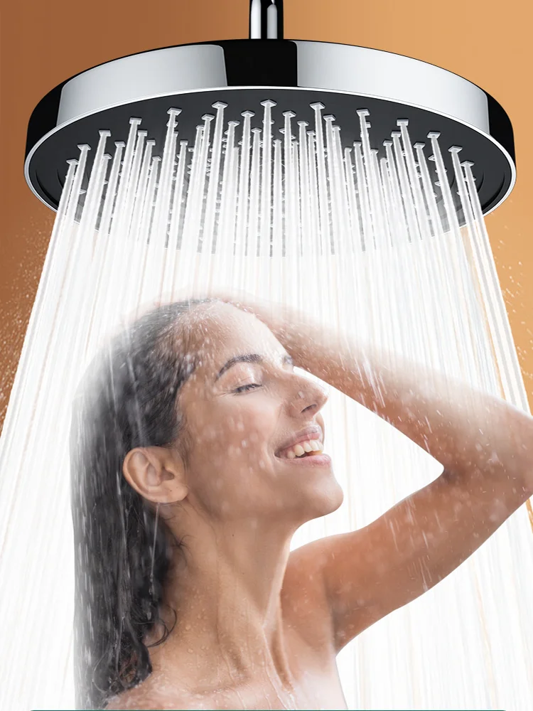 

10-дюймовая круглая насадка для душа с большой панелью и большим потоком, набор из 6 режимов, водосберегающая насадка для душа высокого давления, аксессуары для ванной комнаты