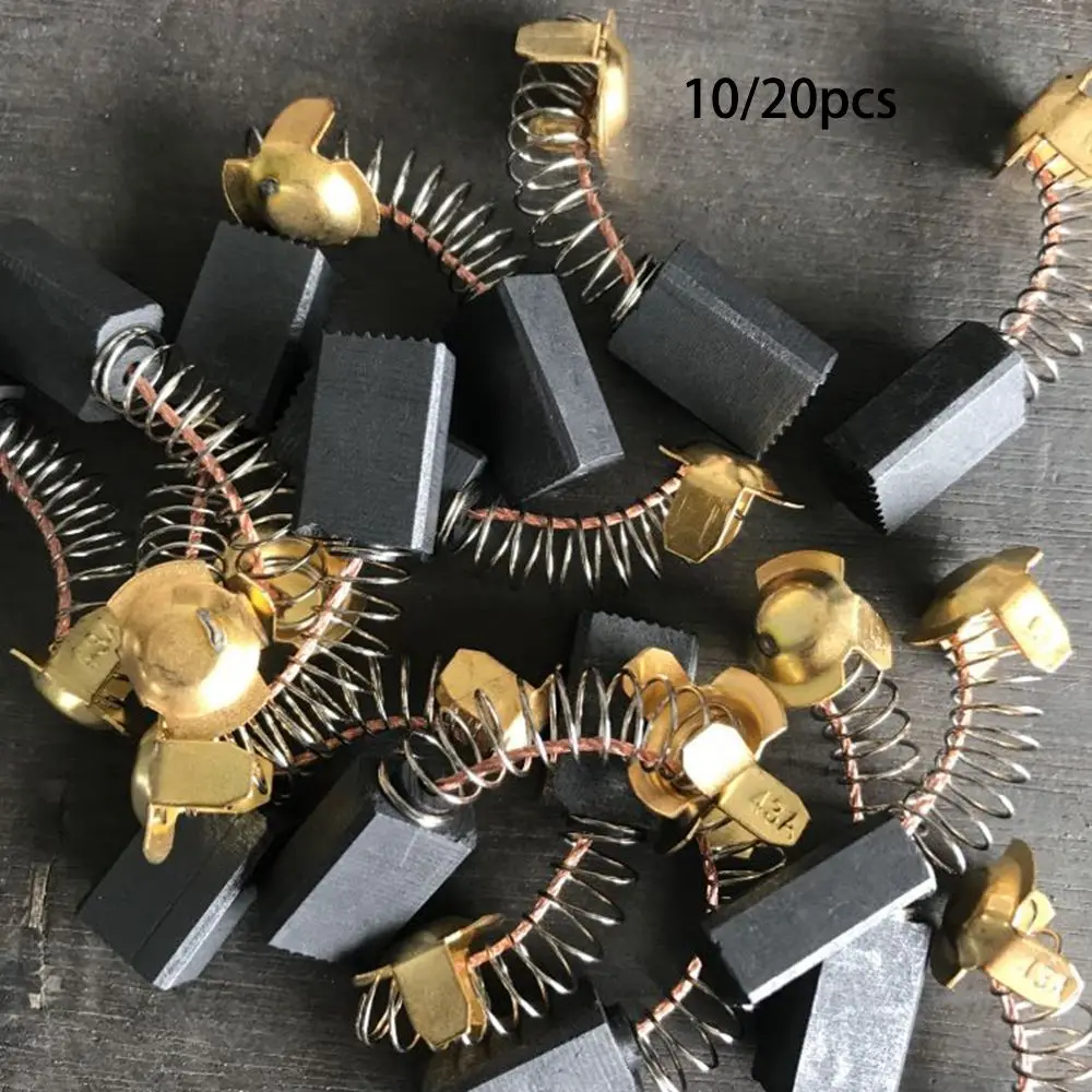 10/20pcs New 5x8x13mm Rotary Tool Electric Grinder Replacement Mini Drill Generic Carbon Brushes Motors Spare Parts