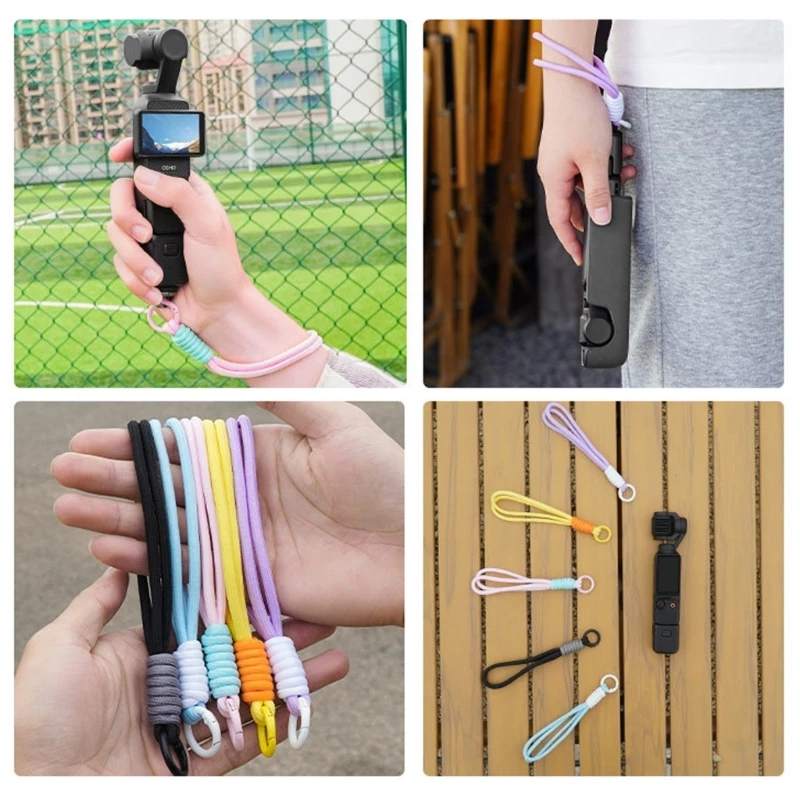 Lightweight and Stylish Camera Hand Rope for Pocket 3/360 Prevents Accidental Drop and Offers Durability