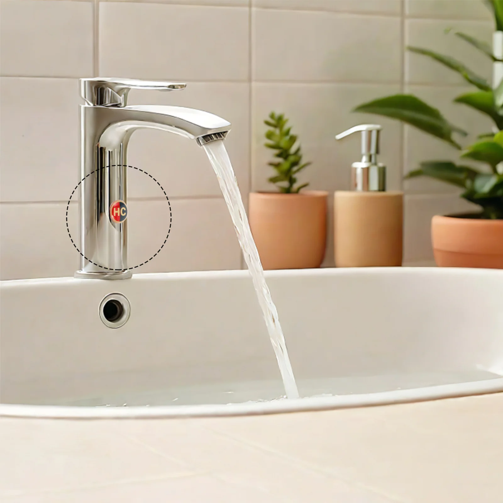 

40pcs Hot Cold Water Faucet Indicator Signs Reusable Tap Handle Index Buttons For Bathroom Kitchen Hotel Replacement