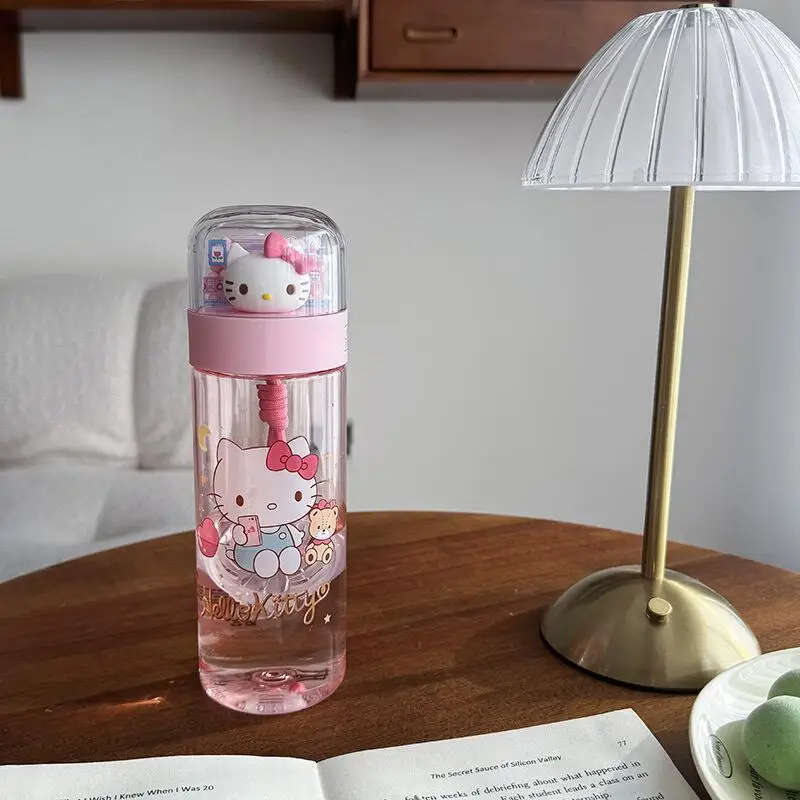 

Sanrio My Melody Hello Kitty Cinnamoroll пластиковая чашка для воды чашка для горячей воды хит продукта новый продукт Kawaii мультфильм портативный милый