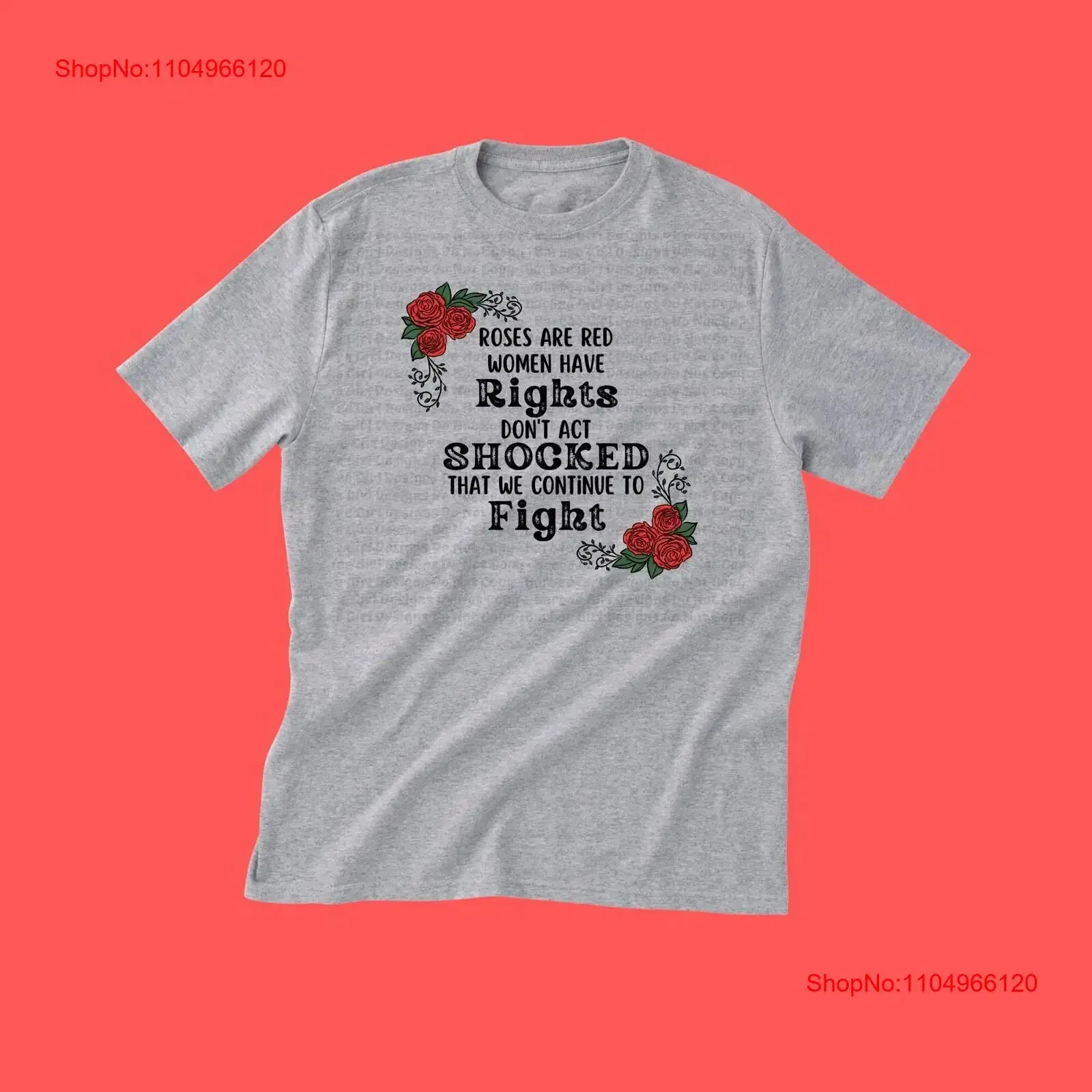 Adult T Shirt Roses…