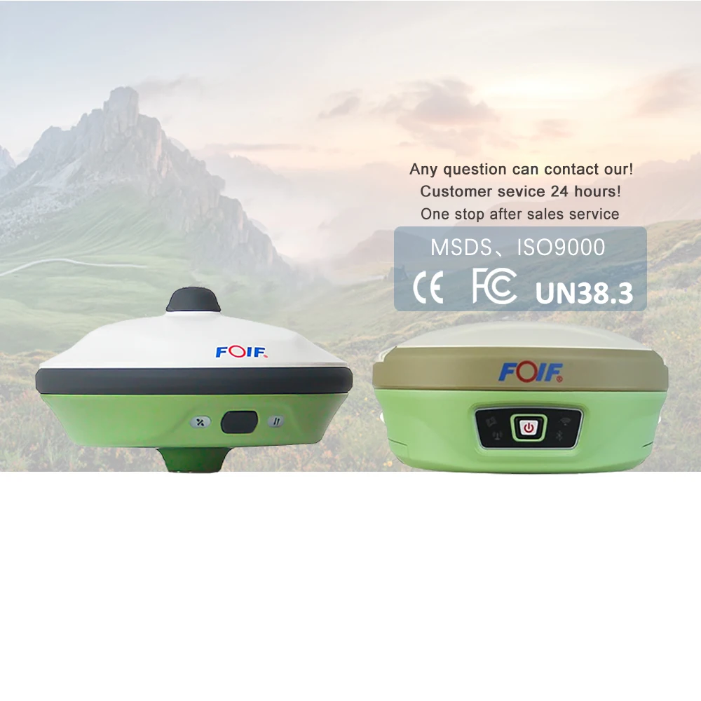 FOIF A70 AR Rover&A90 Base Station Receiver Gps Rtk AR StakeOut with One Professional Camera Google Maps Gnss Gps Receiver Rtk