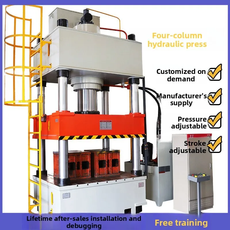 

500 Ton Servo Four Column Hydraulic 500T Oil Stretch Powder Forming Hot Die Forging Press Hot Press Machine For Making