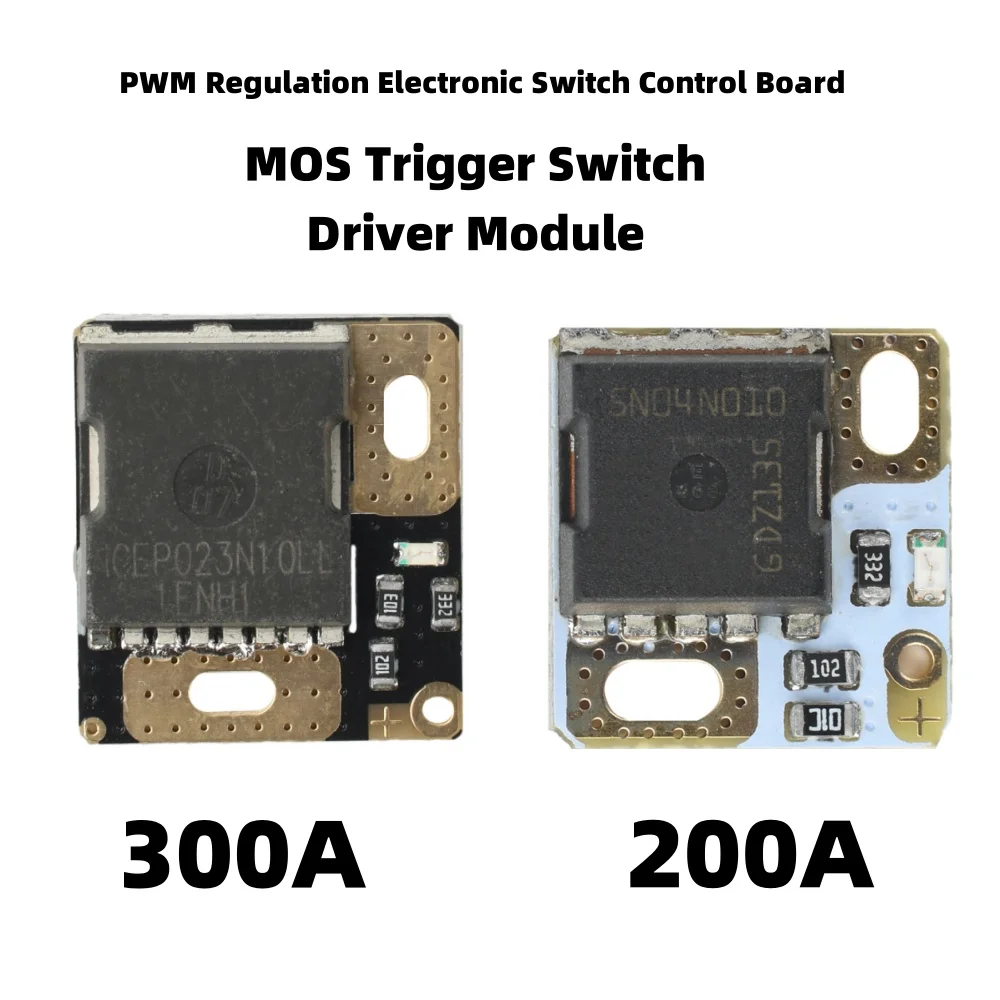 5 قطعة 200A 300A Mini MOS الزناد التبديل نموذج مشغل ترانزستور بتأثير ميداني PWM تنظيم التبديل الإلكتروني لوحة تحكم