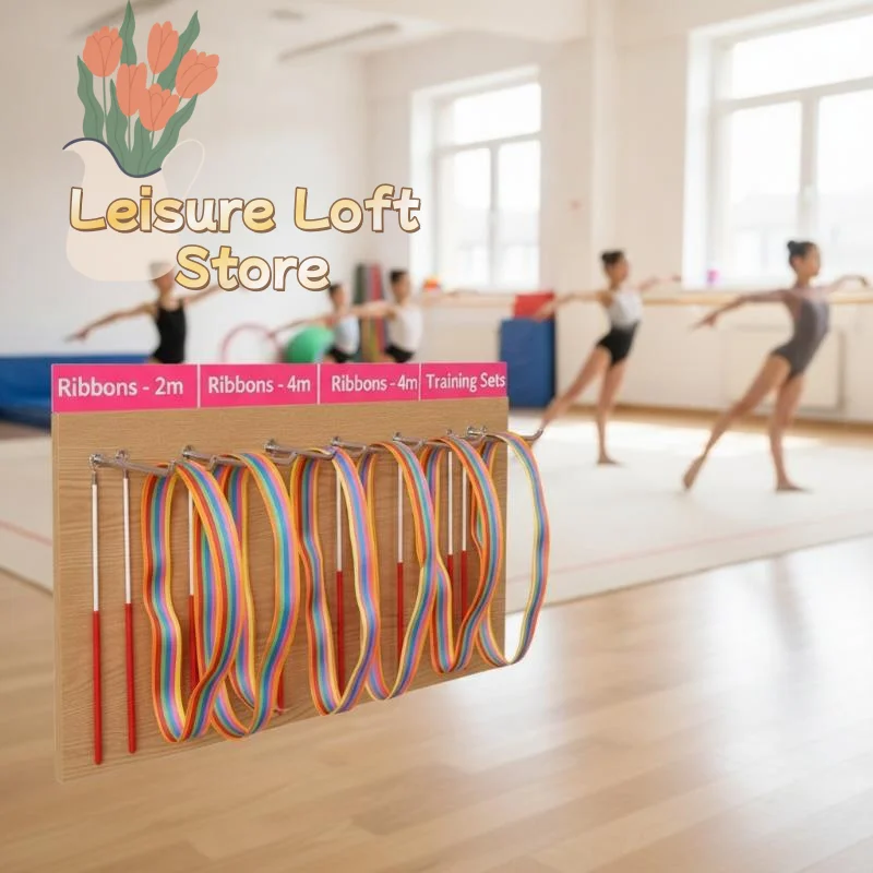 Kids Outdoor Balance Beam - Taśma do gimnastyki artystycznej z prętem,