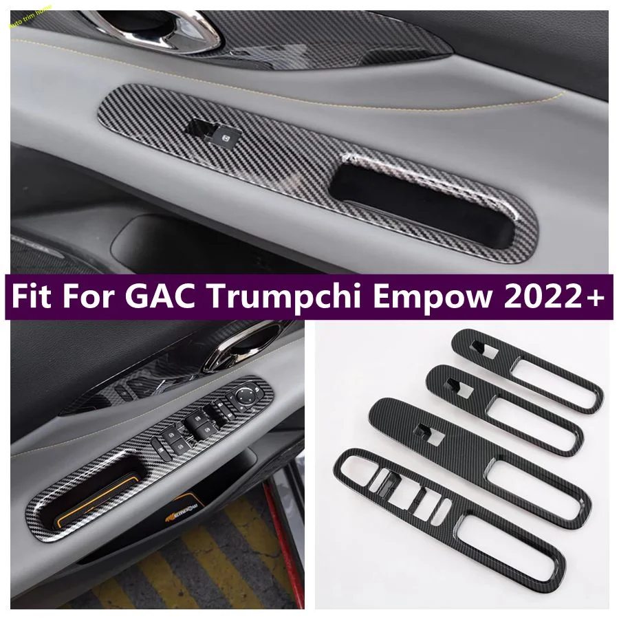 

Armrest Window Rise Lift Down Control Switch Button Decor Frame Cover Trim For GAC Trumpchi Empow 2022 2023 2024 Car Accessories