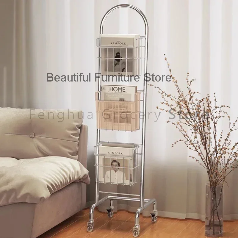 

Mobile Rotating Bookcase Nordic Bookends Cabinet Cube Bookshelf Display Storage Estanteria Habitacion Furniture For Livingroom