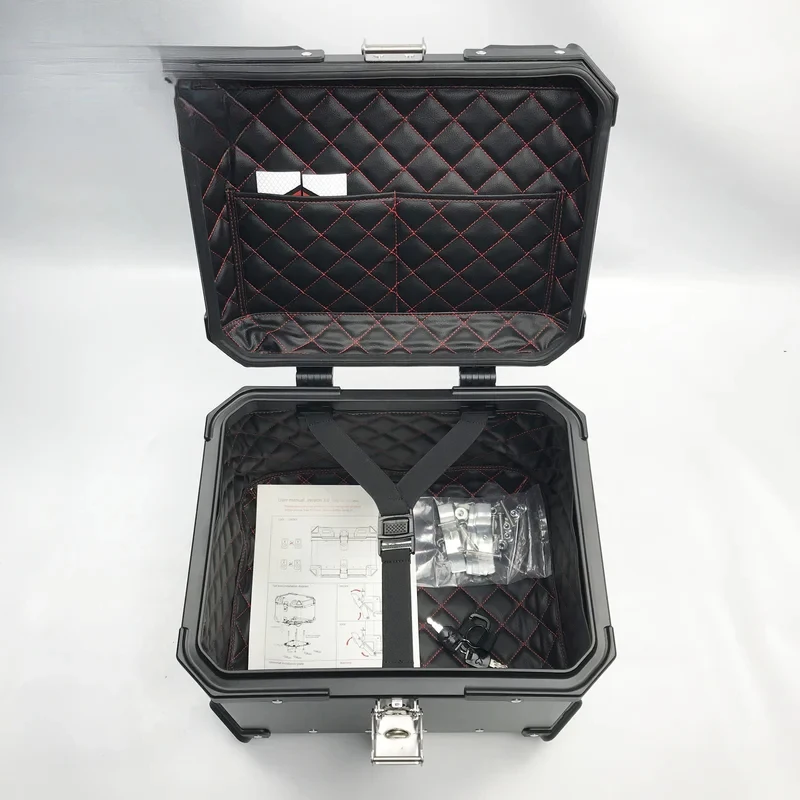 

Sale Factory Hot Selling F-MOTO L Waterproof Motorcycle Aluminum Alloy Top Tail Box Motorcycl