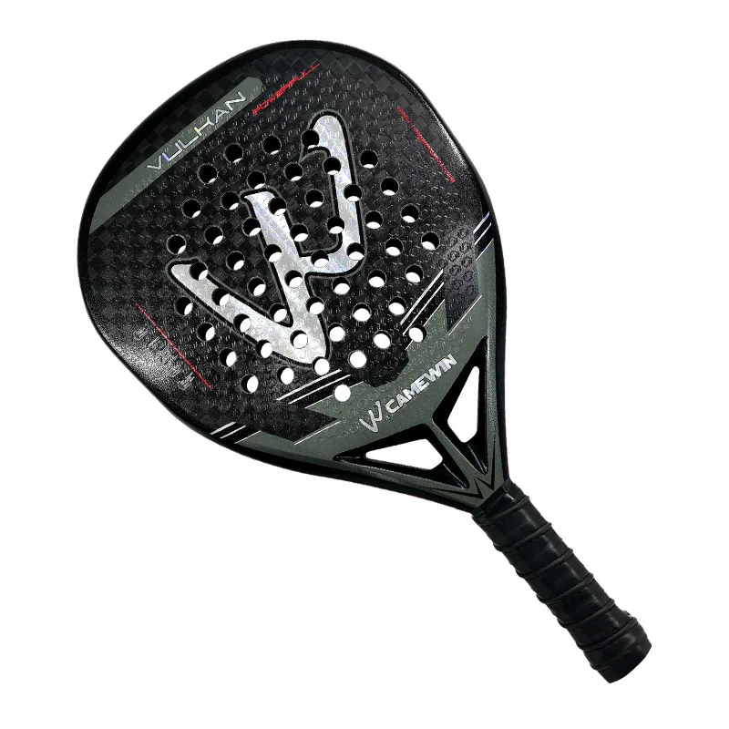 

New genuine 5025 12K transparent carbon beach racket beach tennis racket good quality tennis racket