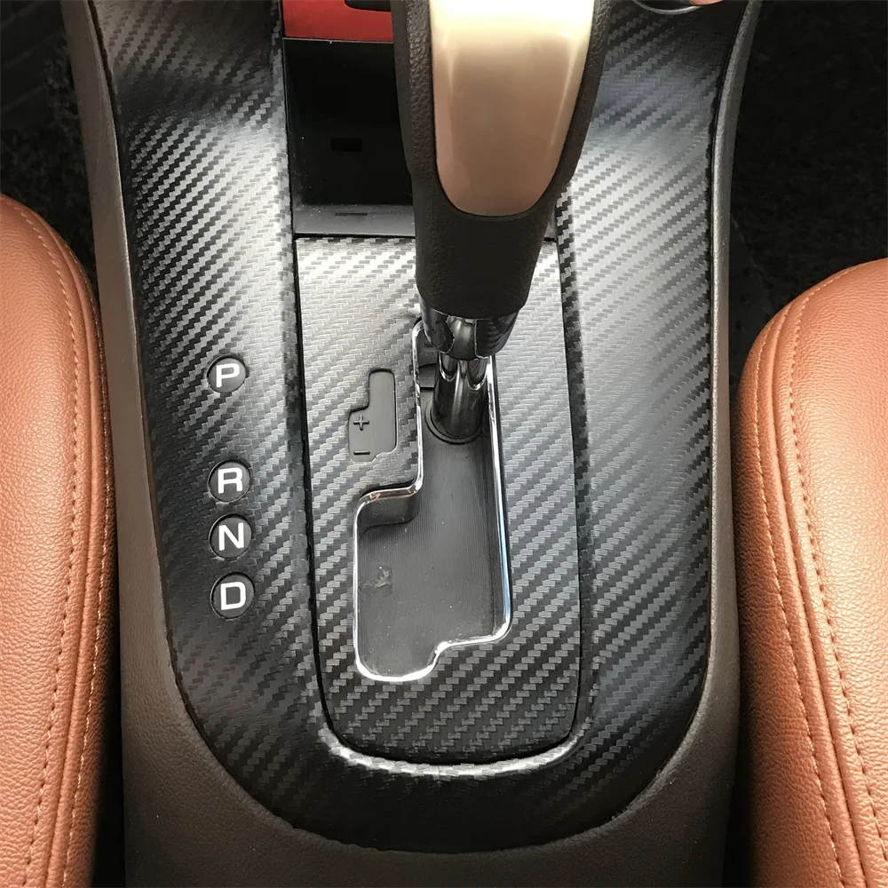 

For Cruze 2009-2015 Interior Central Control Panel Door Handle 5D Carbon Fiber Stickers Decals Car styling Accessorie