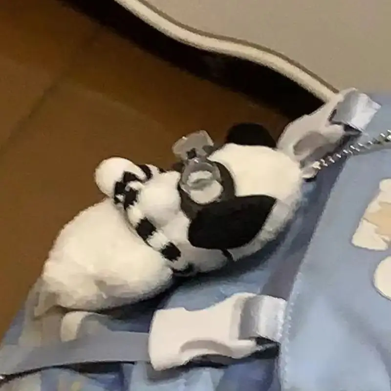 

Sanrio Internet Celebrity Pilot Powder Blusher Pochacco Plush Keychain Cartoon Creativity Two Time Yuan Bag Decoration Girl Gift