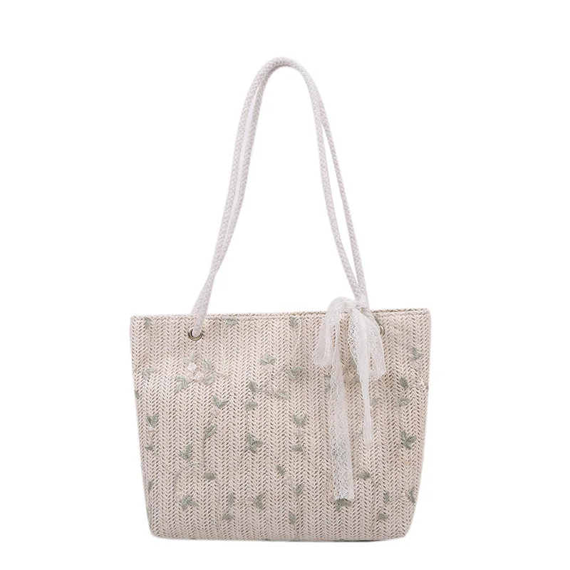 Designer Handbag All-Match Picnic Bags Women's Bag Summer Woven Handbag For Travel Essential Versatile Carryall Beach Gear