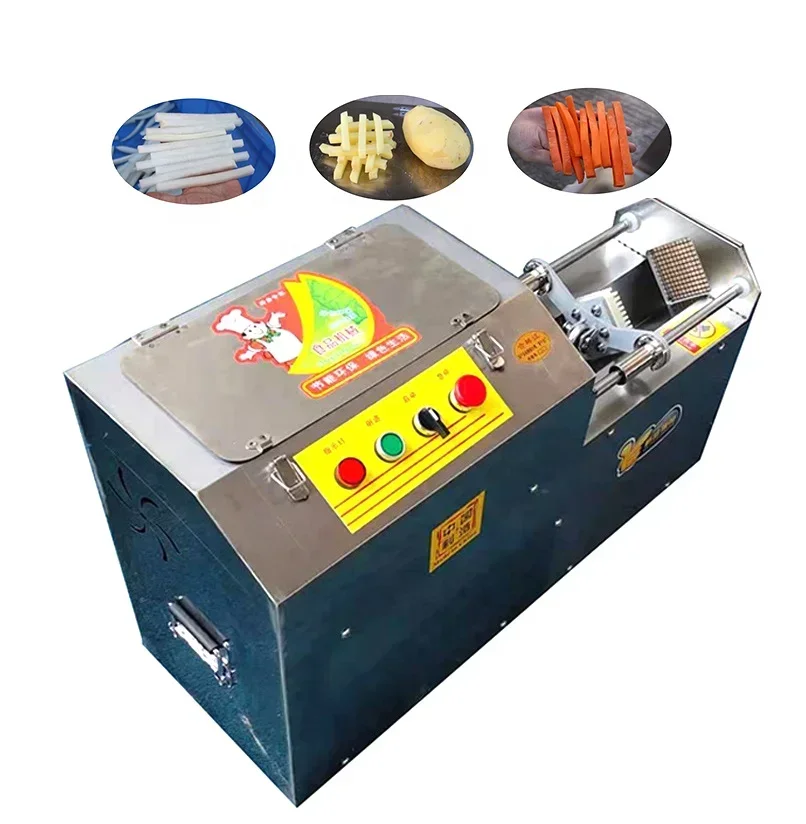 Automatic Potato Chips Cutting Slicing Machine Carrot Cleaning Vegetable Shredder Slicer Potato Chip Slicer For Kitchen
