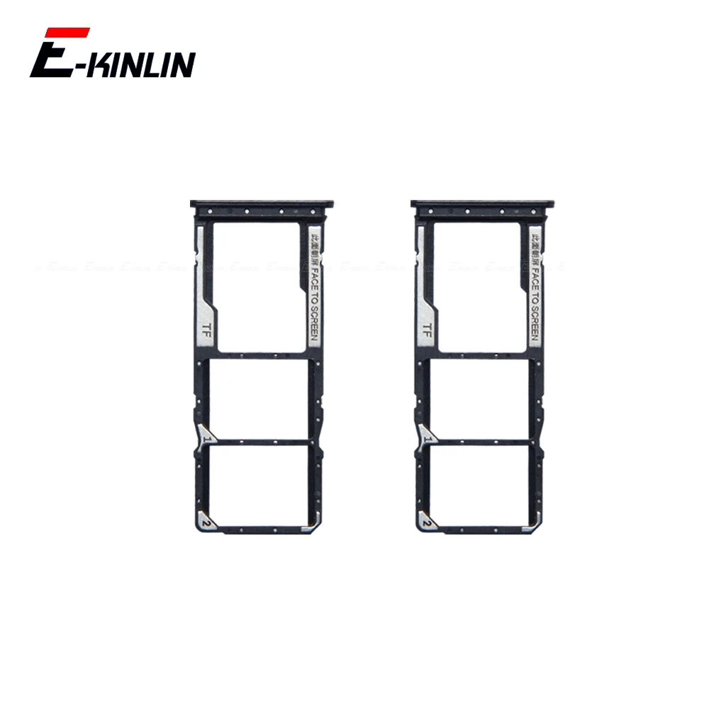 

Sim Card Tray Socket Slot Reader Adapter For XiaoMi Redmi 8 8A 9 Power Micro SD Card Holder Connector Container Parts
