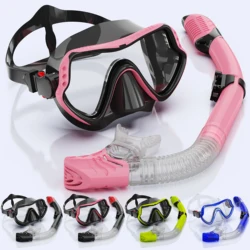 Masque de Plongée Sous-marine Compétition Compétition, Lunettes de Snorkeling, Équipement de Sports Aquatiques, Accessoires de Piscine pour Adultes, Gratuit-3/4