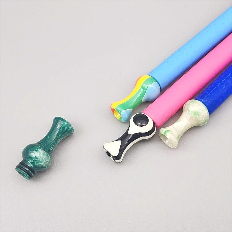1PC 510 Ugello gocciolante in resina Giunto di paglia a forma di vaso Colore casuale