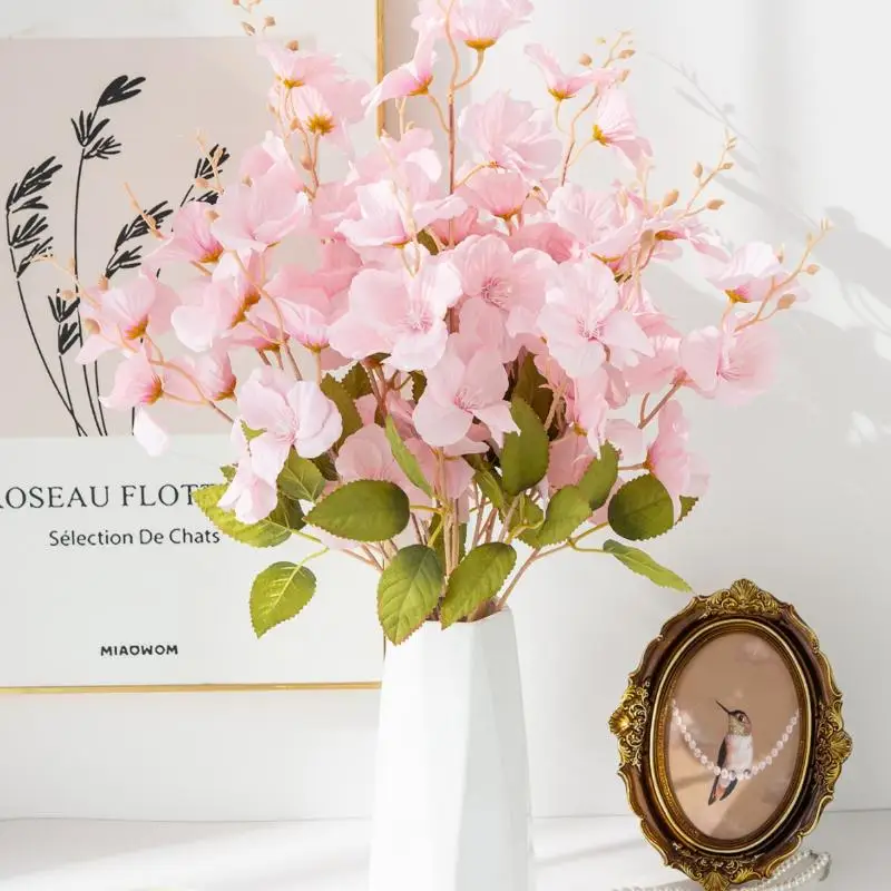 الزهور الاصطناعية الحرير ماغنوليا في الهواء الطلق ساحة وحديقة الزفاف باقة الزفاف زهرية للمنزل ديكور مهرجان إكليل الحفلات لتقوم بها بنفسك هدية