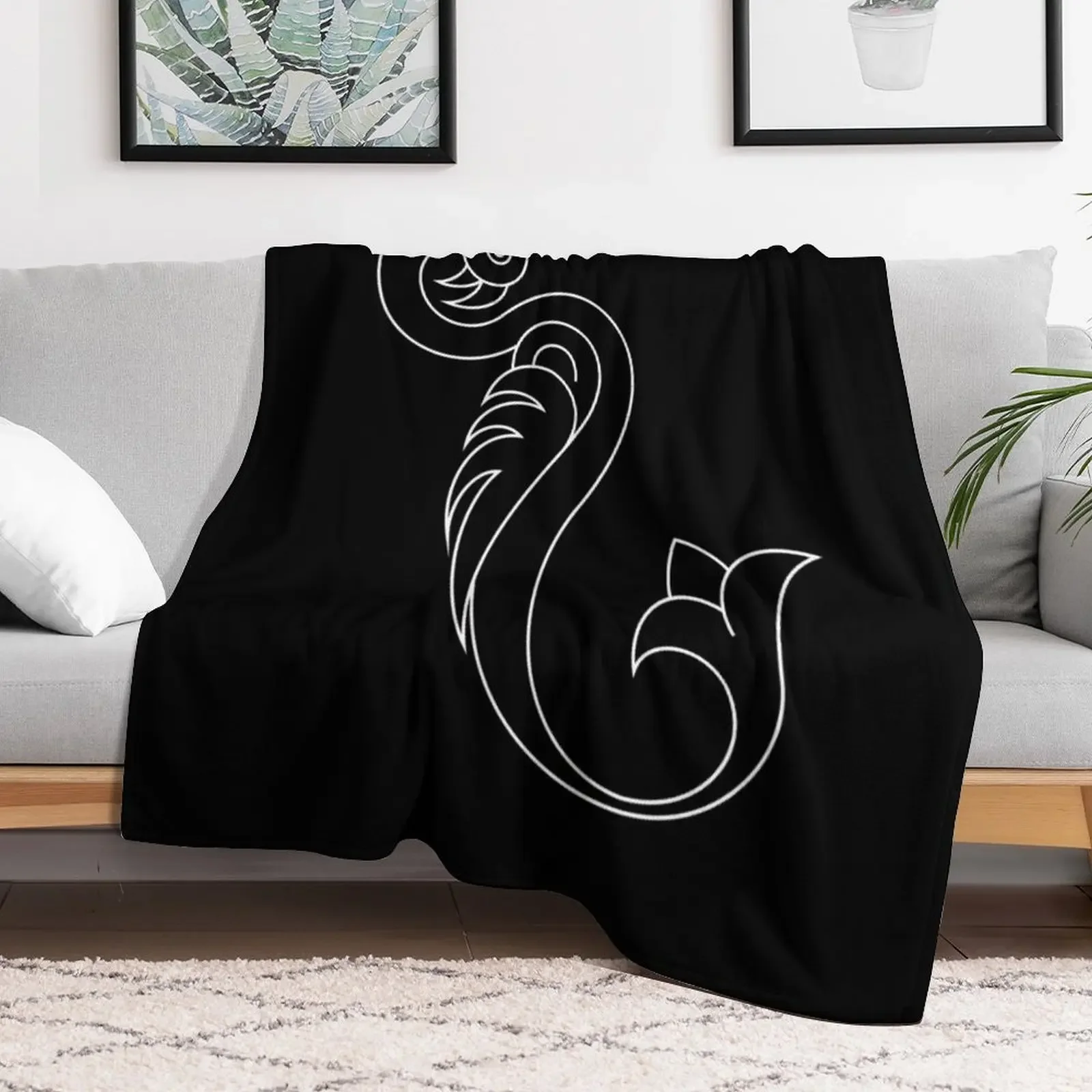 Armenian Letter N Throw Blanket Nap Moving Winter beds Blankets