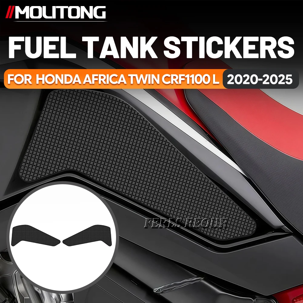 Motorcycle sticker For HONDA AFRICA TWIN CRF1100 L 2020-2025 Fuel Tank Guard Rubber Anti Slip Anti Scratch Motorcycle Protector