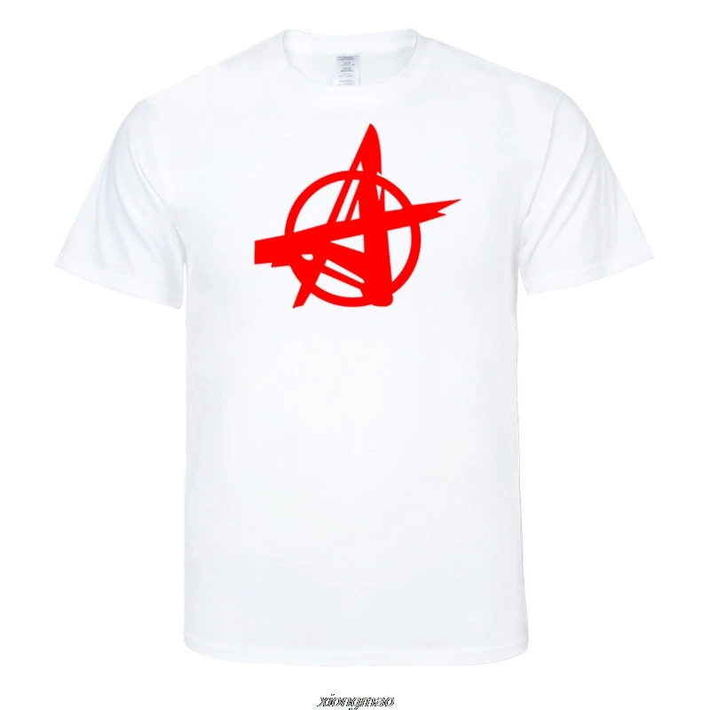 Alice Music Rock Blank T-Shirt Men Short Sleeve Tshirts Solid   Homme Tee Shirt 5XL Summer Men Clothings Plus Size