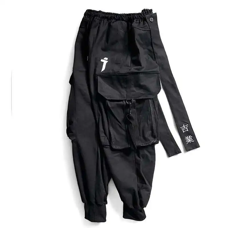 HKSH Heavy Industry Fashion Tactical Dark Cargo Pants Spring Autumn New Dark Leggings Men\'s Tide Pockets Casual Overalls HK0697