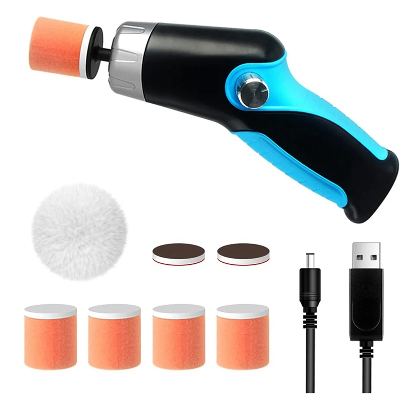 

Cordless Car Buffer Polisher Portable Polisher Tool For Car Detailing W/12V 2000Mah Rechargeable Battery &Cable