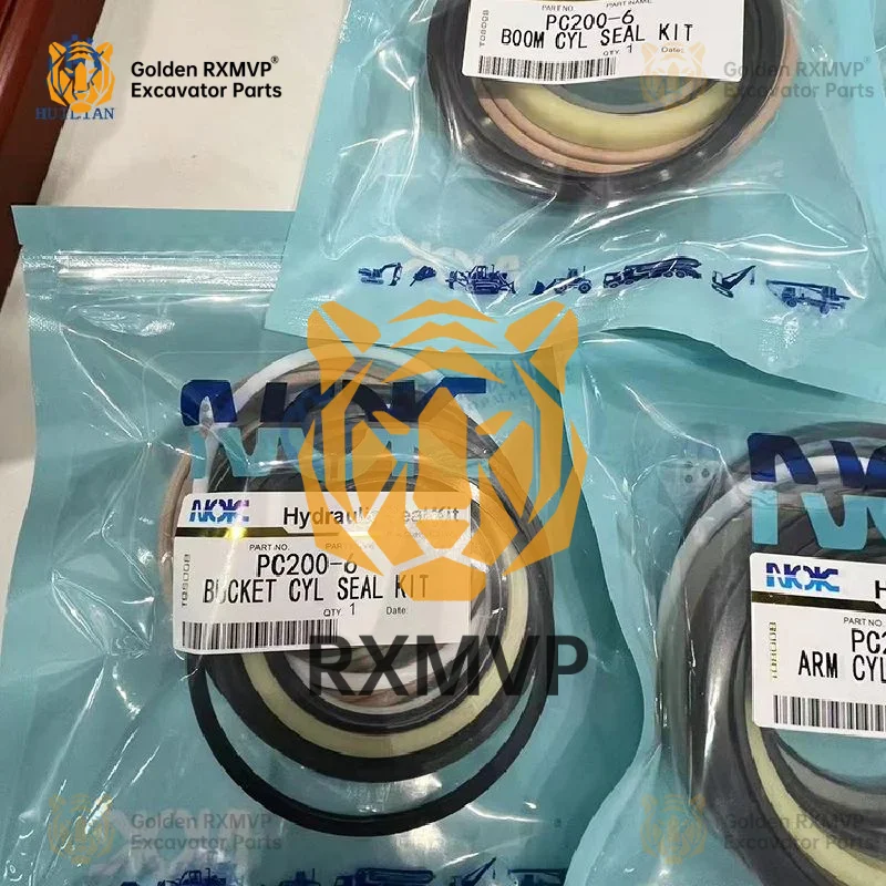 For PC56-7 PC60-7 PC128US-2 PC160-7 Pc200-6 PC200-8 PC300-8 Boom Arm Bucket Track Adjuster Seal Kit  Cylinder Oil Seal Excavator