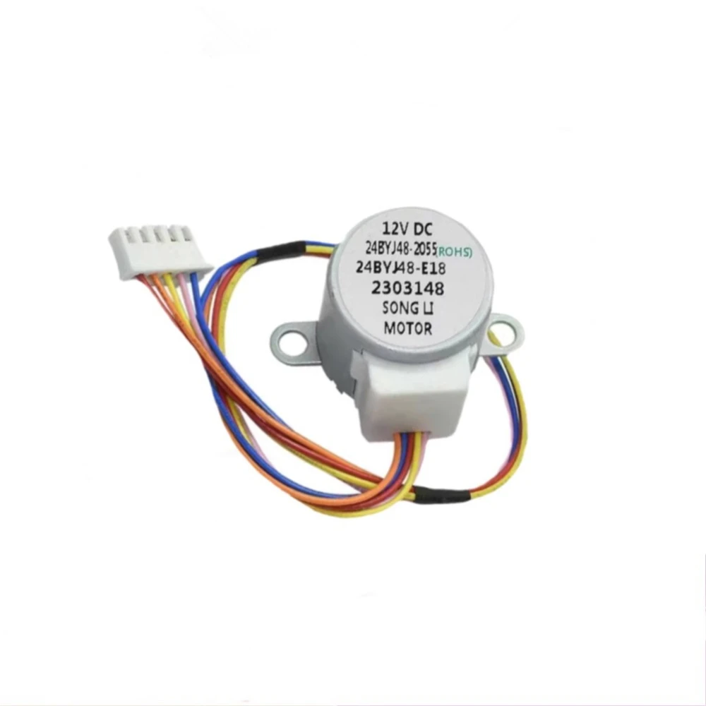 Pendurado Swing Lâmina Vento Guia Motor, Varrendo Motor, Acessórios De Manutenção, Ar Condicionado, 24BYJ48-2055, 12V, Apto para Changhong Xiaomi