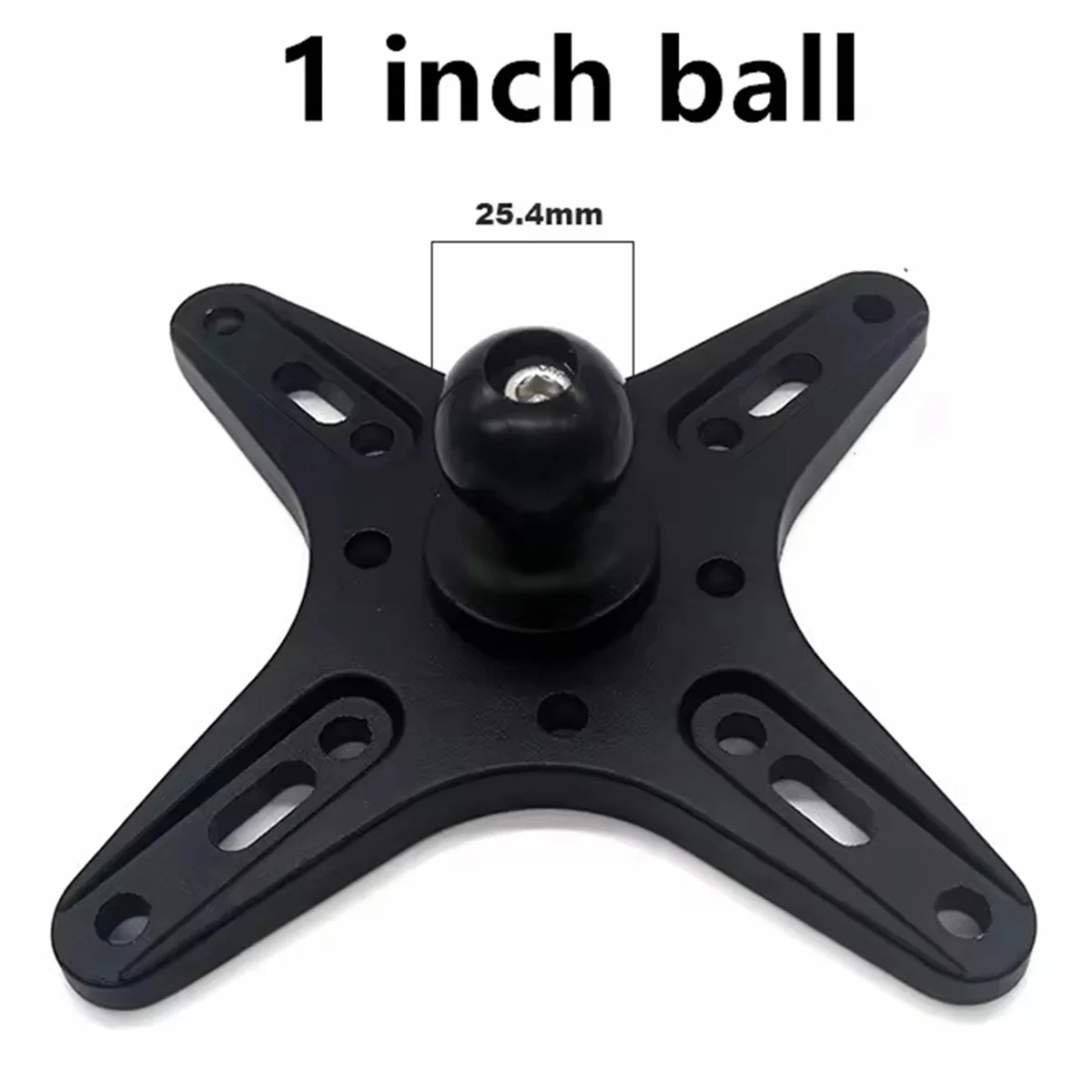 A83Z المحمولة رصد تصاعد محول قوس لوحة مع 1 بوصة الكرة رئيس إلى 100x100 مللي متر 75x75 مللي متر ، جدار الذراع جبل العالمي #4