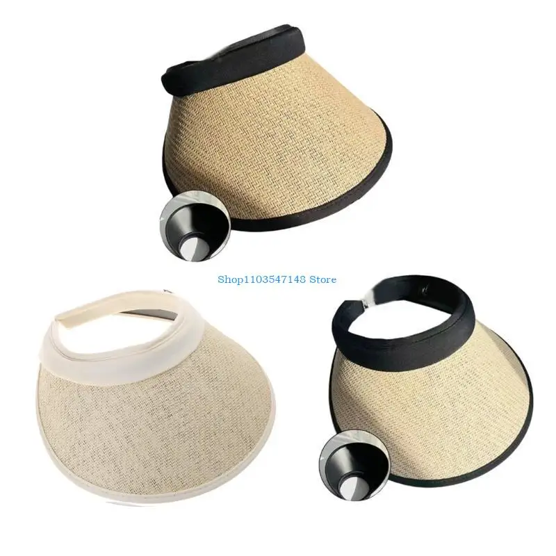 

P88B Beach Visor Straw Visor Sun Visor Women Visor Hat Golf Cap Sun Hat Golf Visor