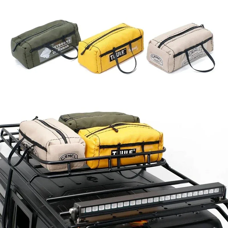 Mini bolso de mano de simulación de coche de escalada a control remoto, adecuado para decoración de coche de escalada a escala 1:10 TRX-4 SCX10 D90 90046
