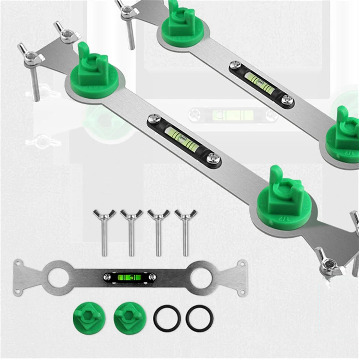 ABXHH Livellatore per tubi di acqua calda e fredda in metallo con indicatore di livello a bolla-Strumento di livellamento di precisione per le regolazioni idrauliche