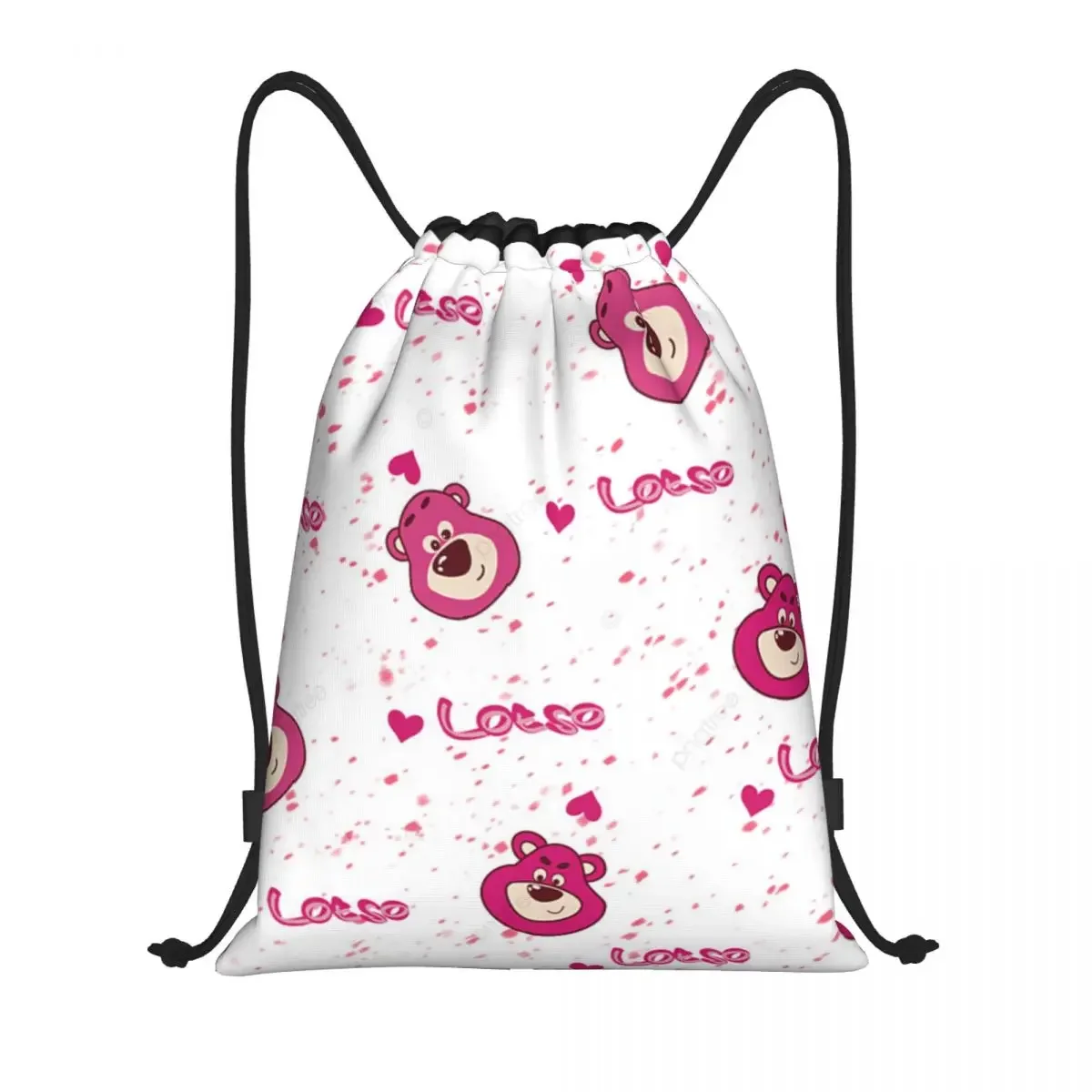 

Lotso Drawstring bag Storage Portable Handbags Grocery Shopping Shoulder bags foldable Travel Bag