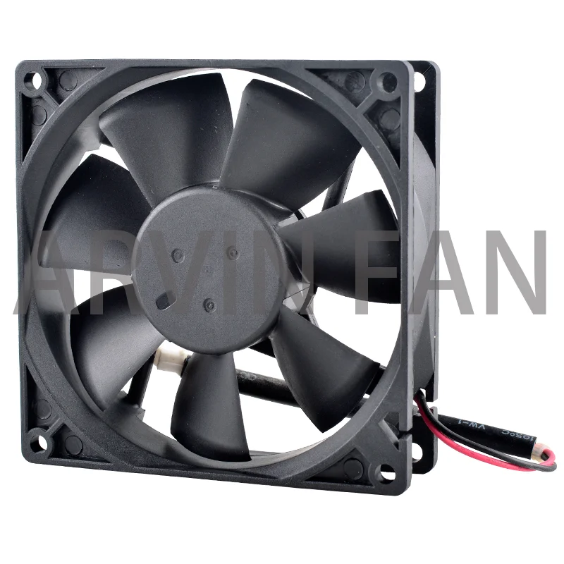 AUB0912VH 9cm 9.2cm 92mm Cooling 92x92x25mm DC12V 0.60A 2lines High Wind Flow Cooling Fan Chassis Power Supply