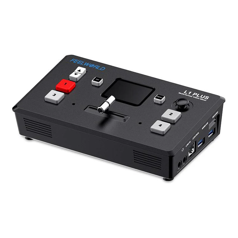 محول خلاط فيديو بكاميرا Plus ، تسجيل USB متعدد ، شاشة لمس 2 بوصة ، بث مباشر في الوقت الفعلي