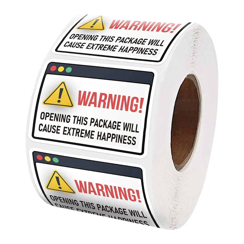 

Extreme Happiness Package Stickers Envelope Label Sealing Water Proof Diy for Party Bags