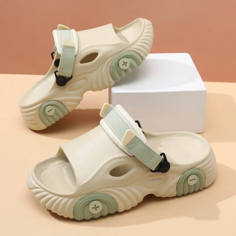 

Thick Soled Barefoot Shoes for Men and Women, Anti Slip Summer Slippers, EVA Breathable and Wear-resistant Beach Couple Sandals