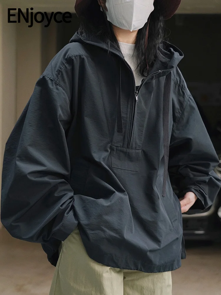

2024 Spring Summer Women Hoodies Comfortable Profile Windproof Hooded Jacket Urban Outdoor Female Sun Protection Pullover Coats