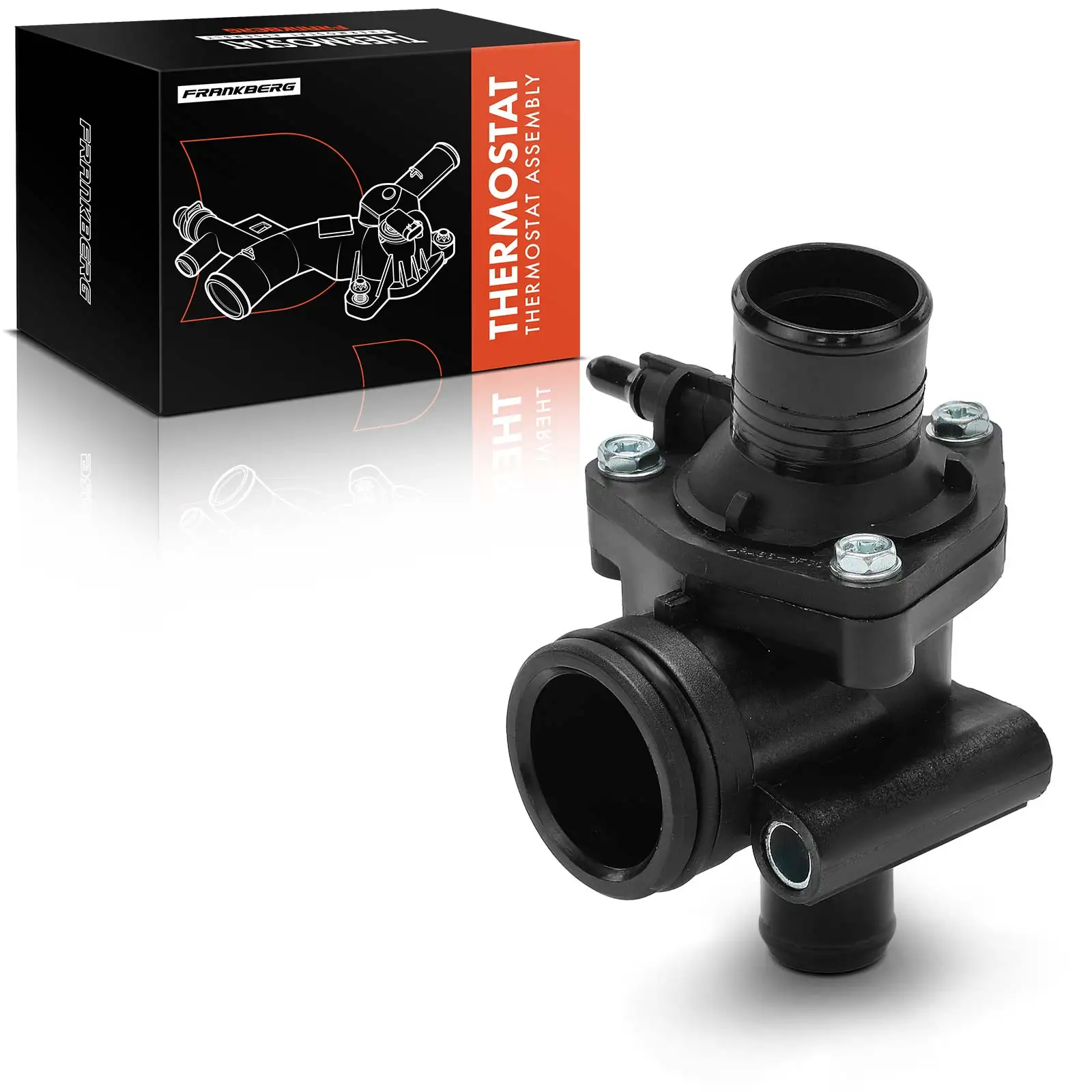 Frankberg 1x Thermostaat Koelvloeistof voor Ford Mondeo III B5Y notchback B4Y Tournament BWY 2.0L JDE4149 1358107 2S7Q8594BB