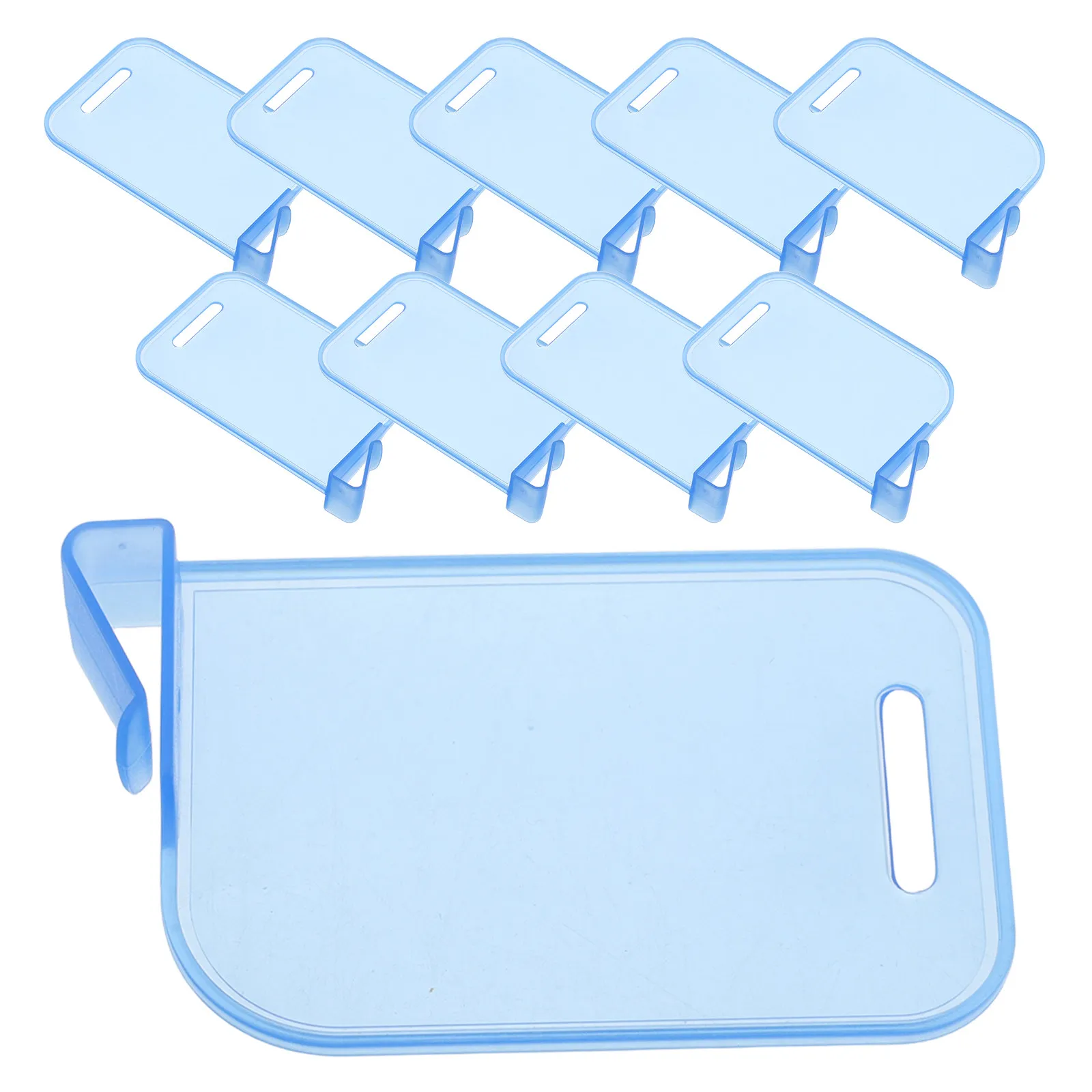 10Pcs Card Box Dividers Plastic Clip Blue Sturdy Baffle Clip Organizer Tool for Trading Card Storage Case and Collector