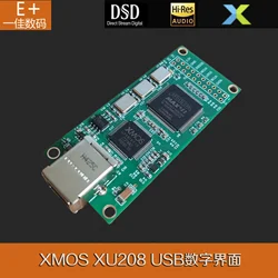 XMOS XU208 USB cyfrowy moduł interfejsu USB do I2S/IIS Stepper karta DSD256/PCM384