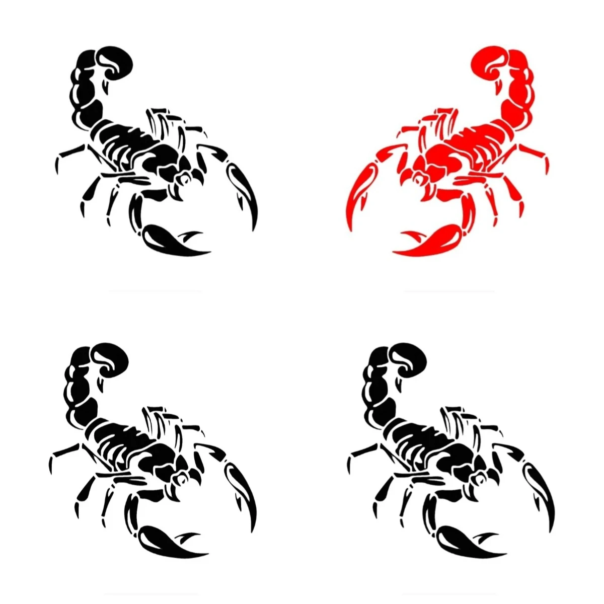 

Car Stickers Cute Scorpion Styling Automobiles Motorcycles Exterior Accessories Vinyl Decals