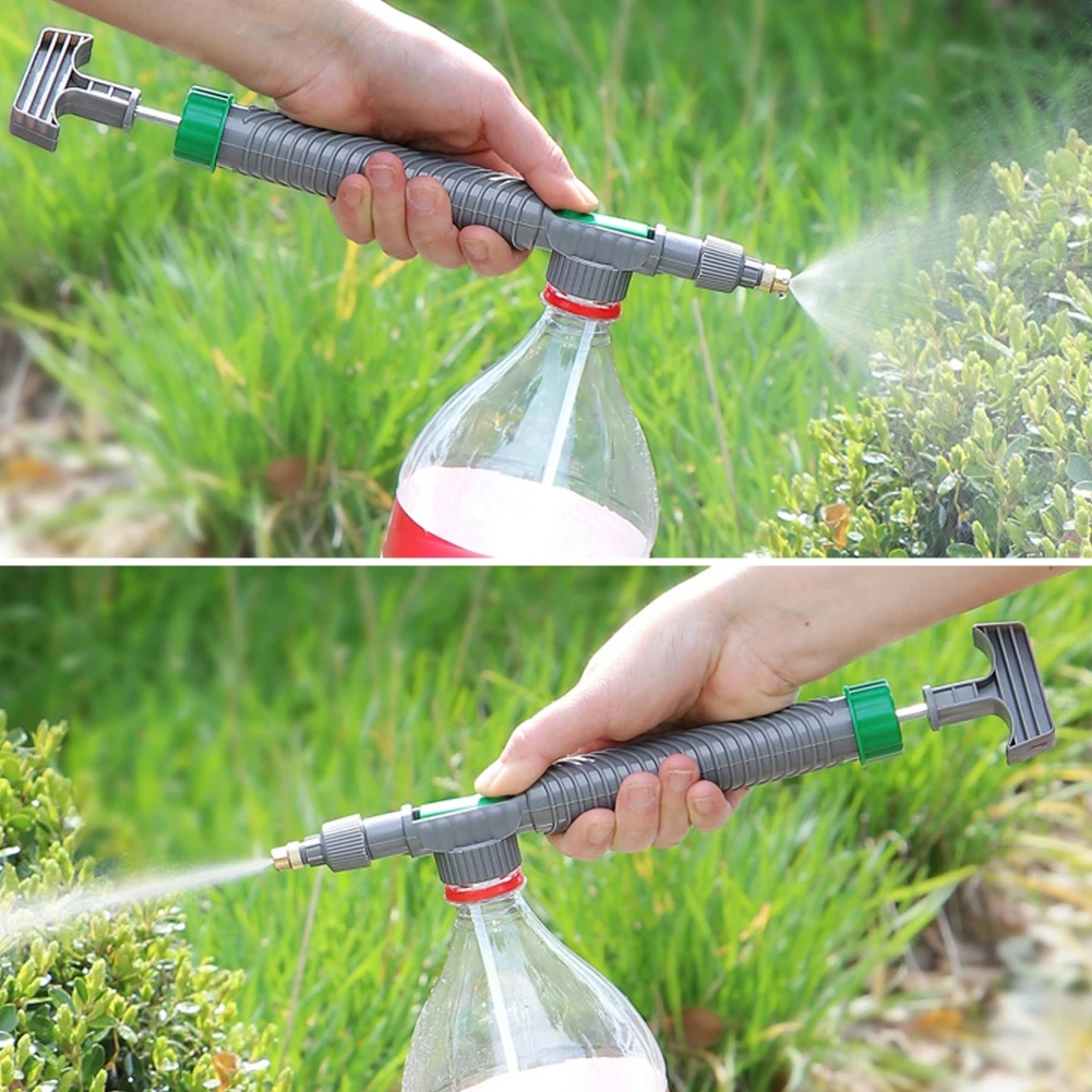 1PC Adjustable Beverage Bottle Sprayer High Pressure Air Pump Manual Sprinkler Atomizer Nozzle Gardening Tools