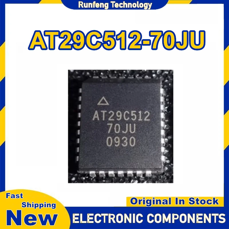 

5 шт. AT29C512-70JU AT29C512-70JU AT29C512-70 AT29C512 PLCC32 оригинальный микросхема в наличии