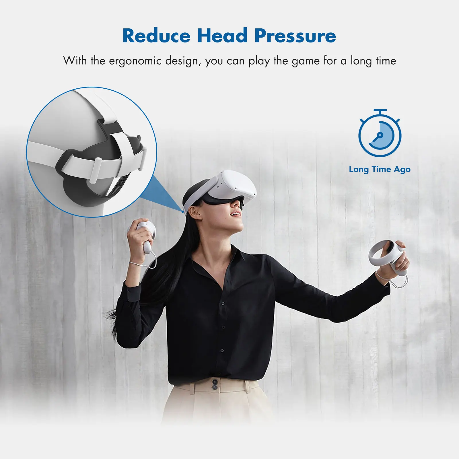 Kiwi Ontwerp Headset Band Pad Voor Oculus Quest 2 Vr Headset Verminderen Hoofd Druk Accessoires Comfort Verbeteren Ondersteunende