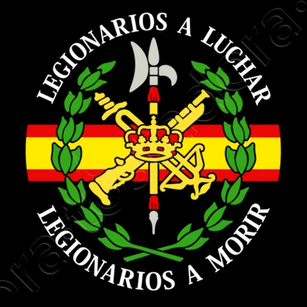 Camiseta De la Legión Española para hombres, camisa De manga corta, informal, 100% algodón, cuello redondo, De verano